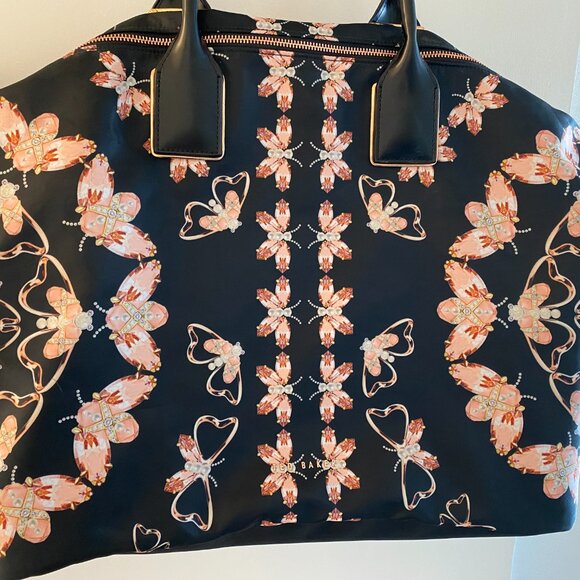 Ted Baker London Queen Bee Weekender Travel Bag NWOT - Picture 7 of 8